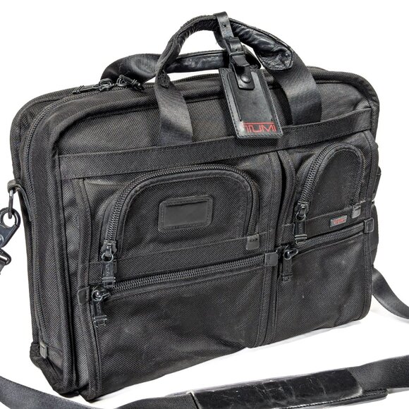 TUMI Extendable Rip-Stop Tactical Travel Laptop Briefcase - Picture 2 of 16